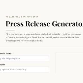 Free PR Tools
