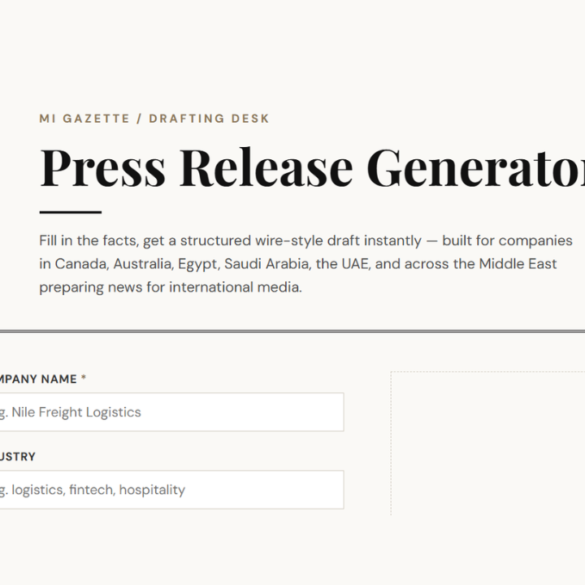 Free PR Tools